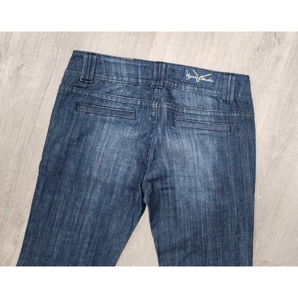 Vigoss Jeans Studio Boot Cut Size 9/10 30 Dark Wash Mid Rise Denim Stretch Flex - Picture 8 of 8